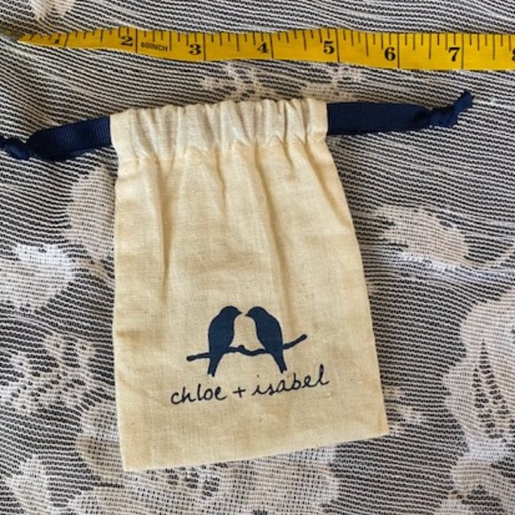 Chloe + Isabel Jewelry Drawstring Pouch w/Love Bird Print - Picture 12 of 12